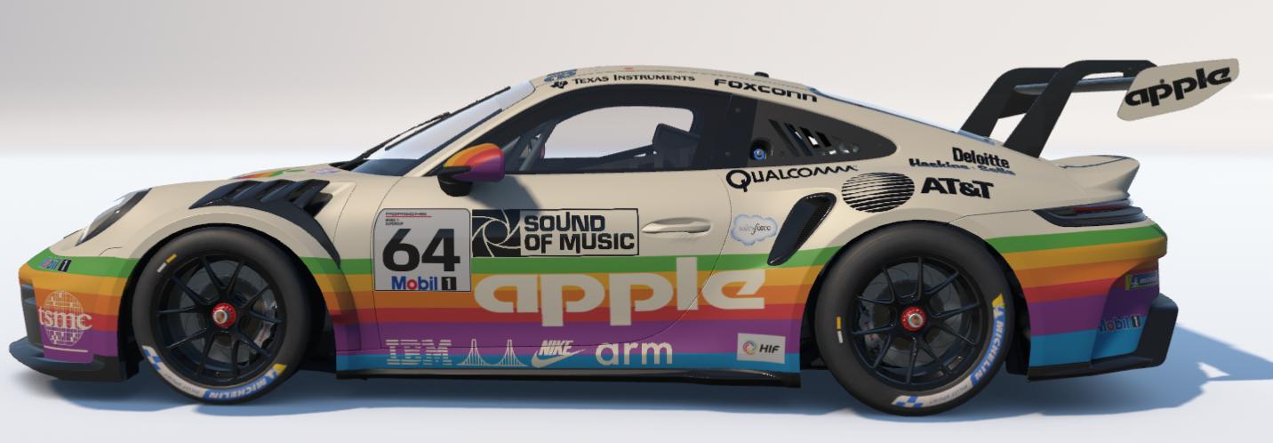 Preview of 1970s Apple Inc. Porsche 911 Cup (992.2) by Ronald Lawson2