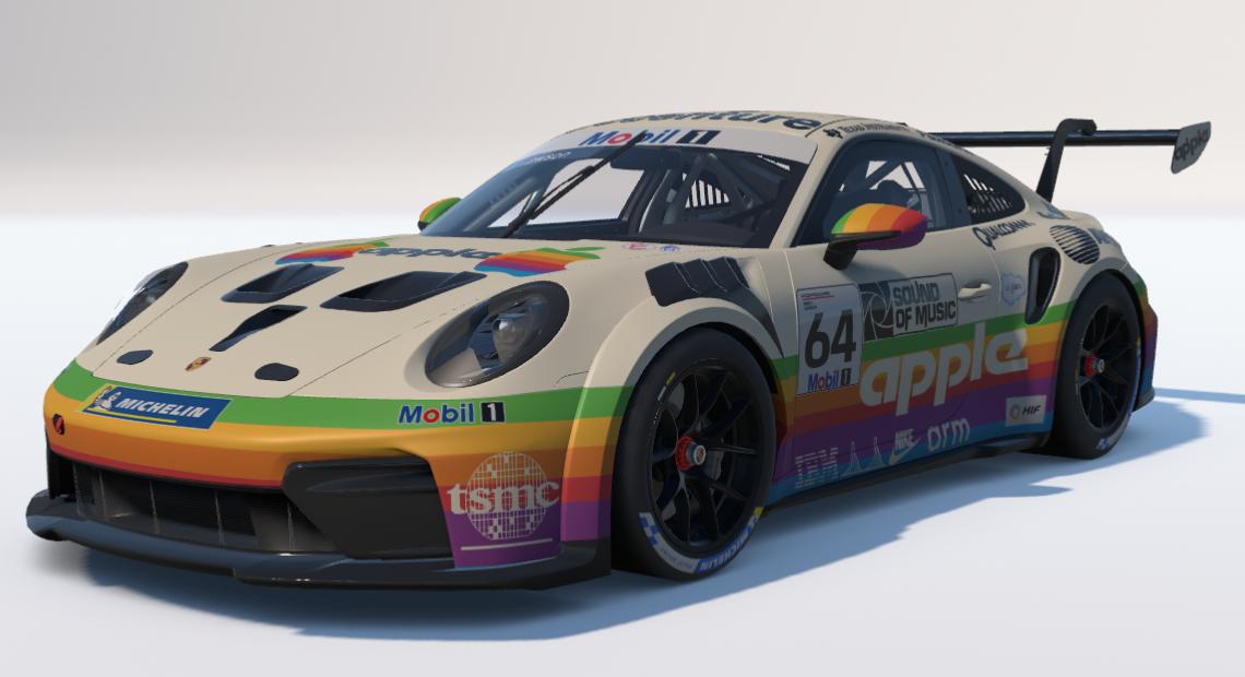 Preview of 1970s Apple Inc. Porsche 911 Cup (992.2) by Ronald Lawson2