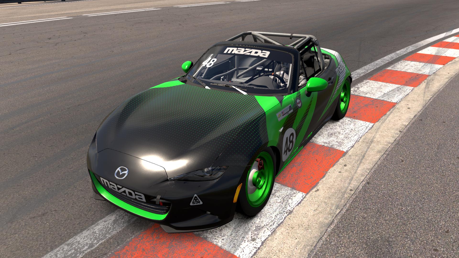 Preview of Green/Black/White Halftones - Global Mazda MX-5 Cup by Óscar D.
