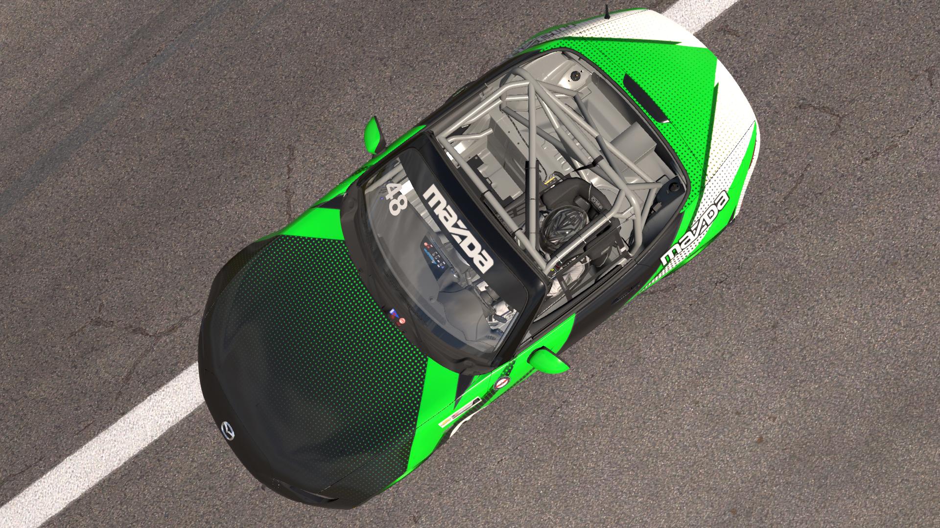 Preview of Green/Black/White Halftones - Global Mazda MX-5 Cup by Óscar D.