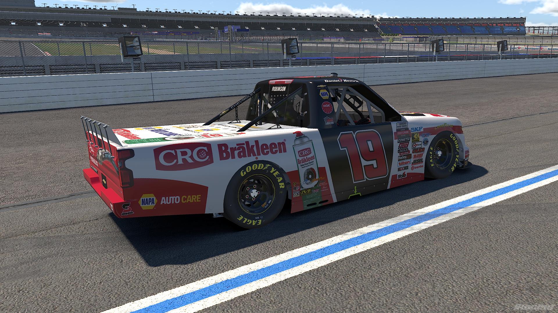 Preview of Daniel Hemric 2026 CRC Brakleen Scheme (Sim Stamped) by Demarion Robinson