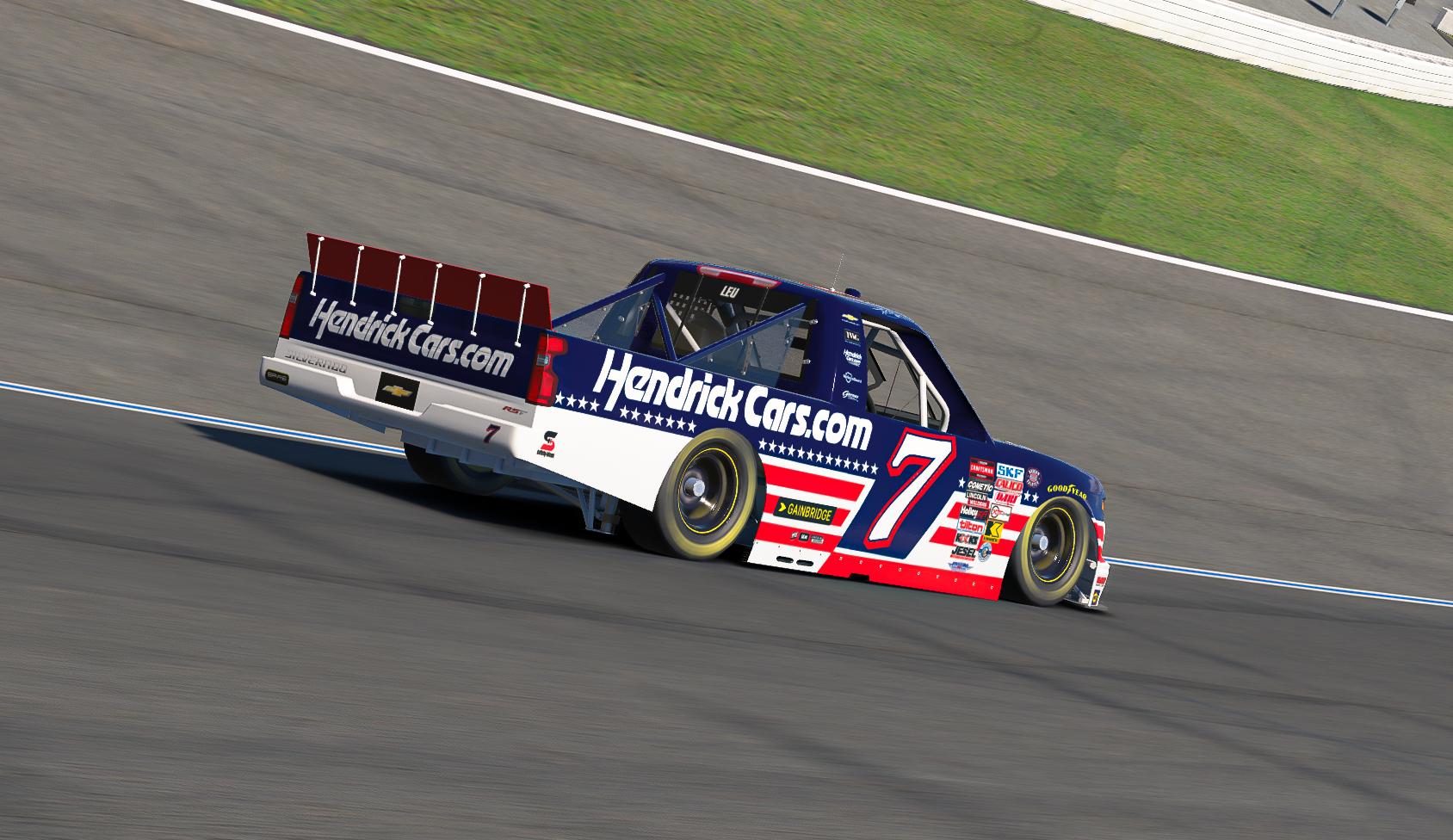 Preview of 2026 Corey Day (Kyle Busch) HendrickCars.Com PATRIOTIC Silverado by Jarrett Leu