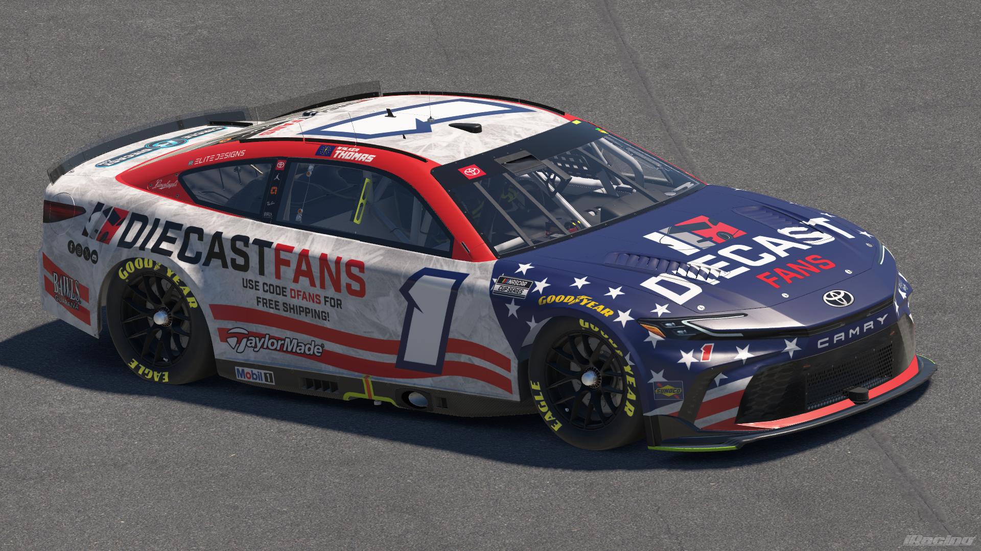 Preview of Walker Thomas - 2026 DiecastFans Patriotic by Jared W.