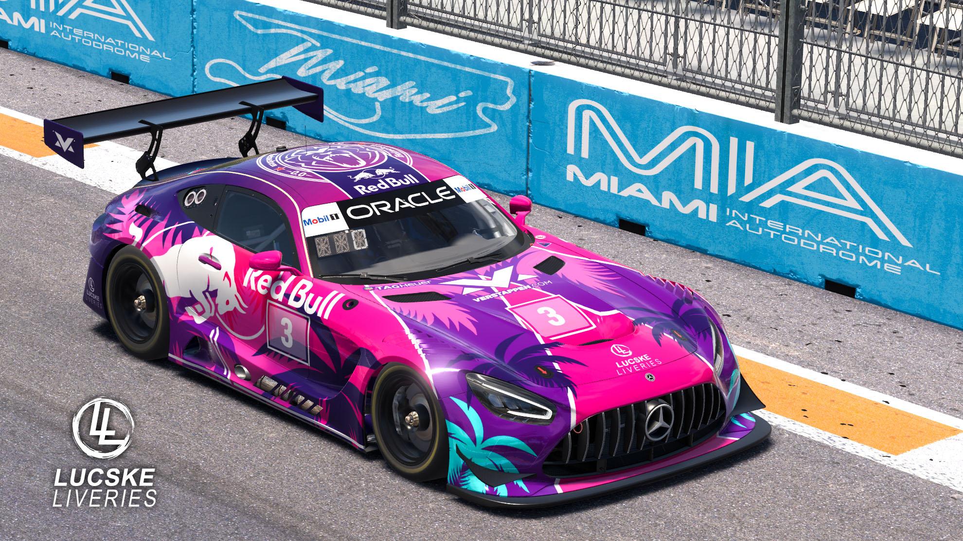 Preview of AMG GT3 Max Verstappen Miami inspired by Ons Lucske