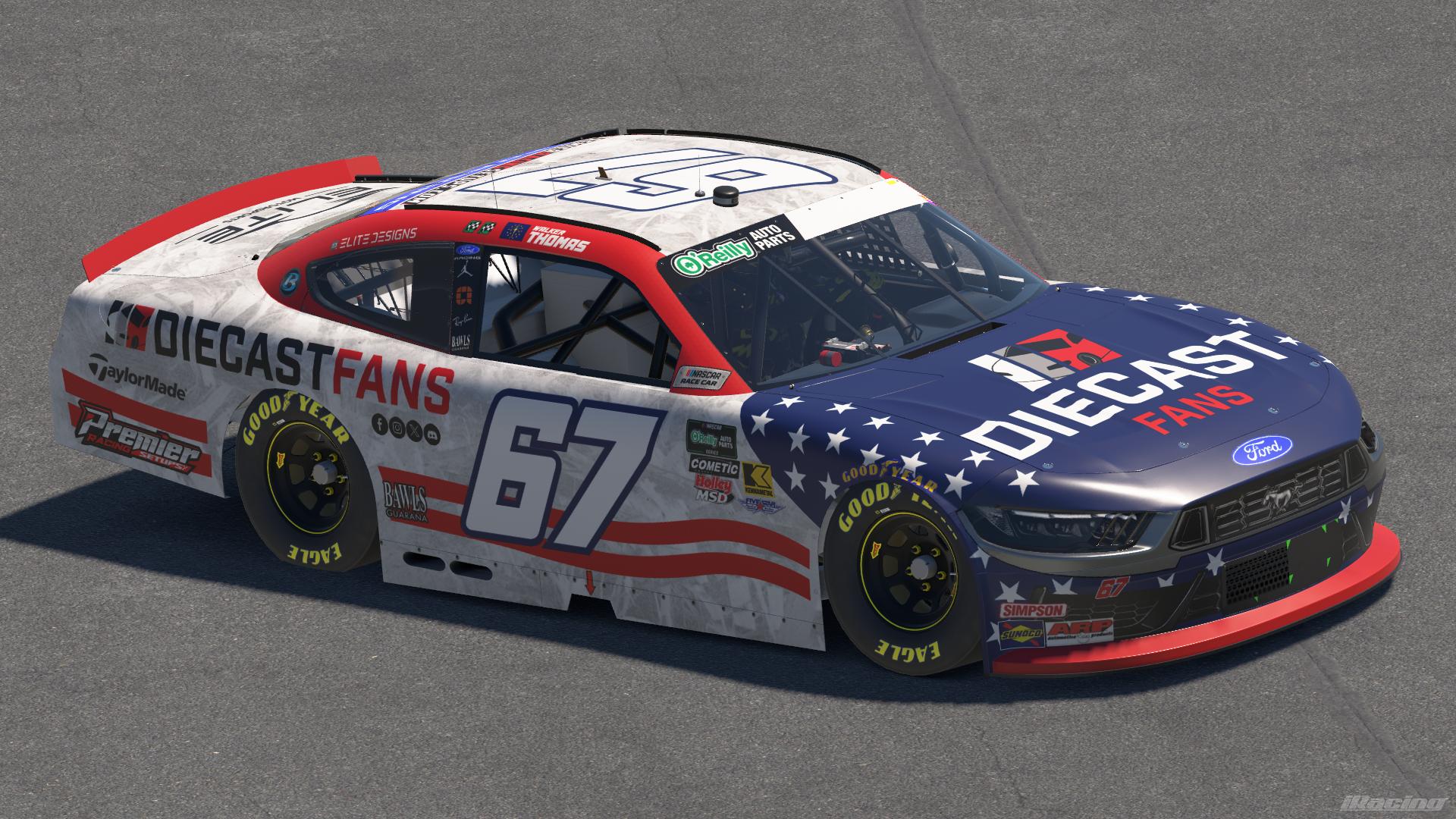 Preview of Walker Thomas - 2026 DiecastFans Patriotic by Jared W.