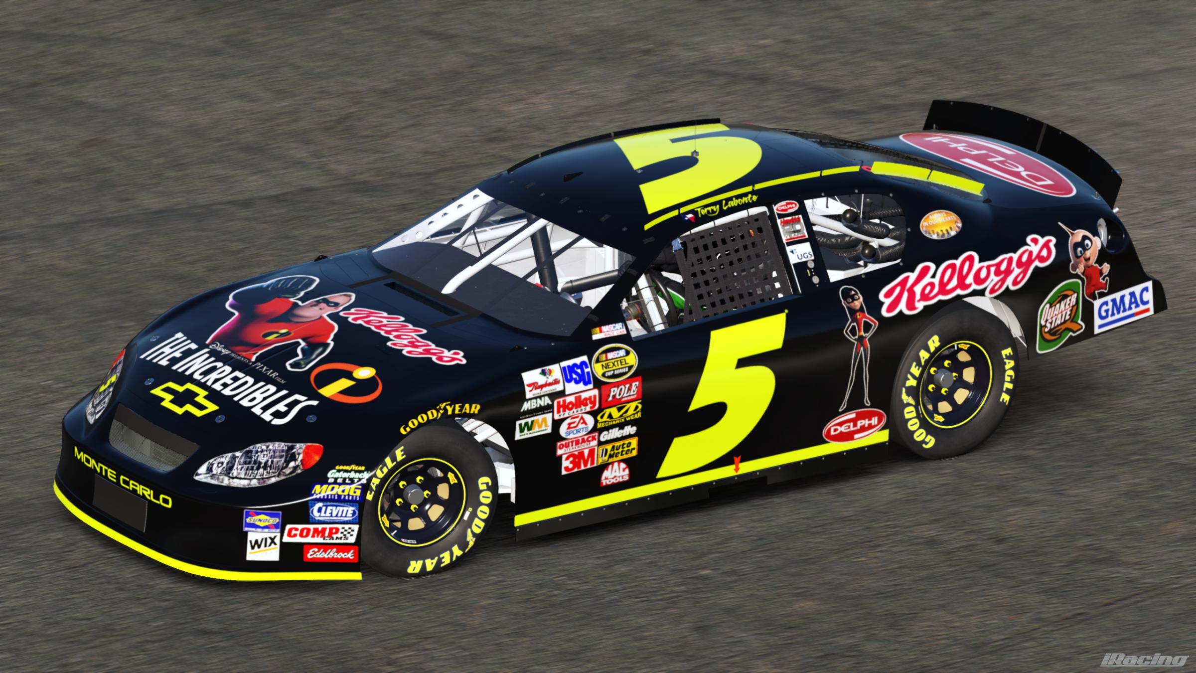 Preview of Terry Labonte 2004 Kelloggs/ The Incredibles (Custom #) by Gary P.
