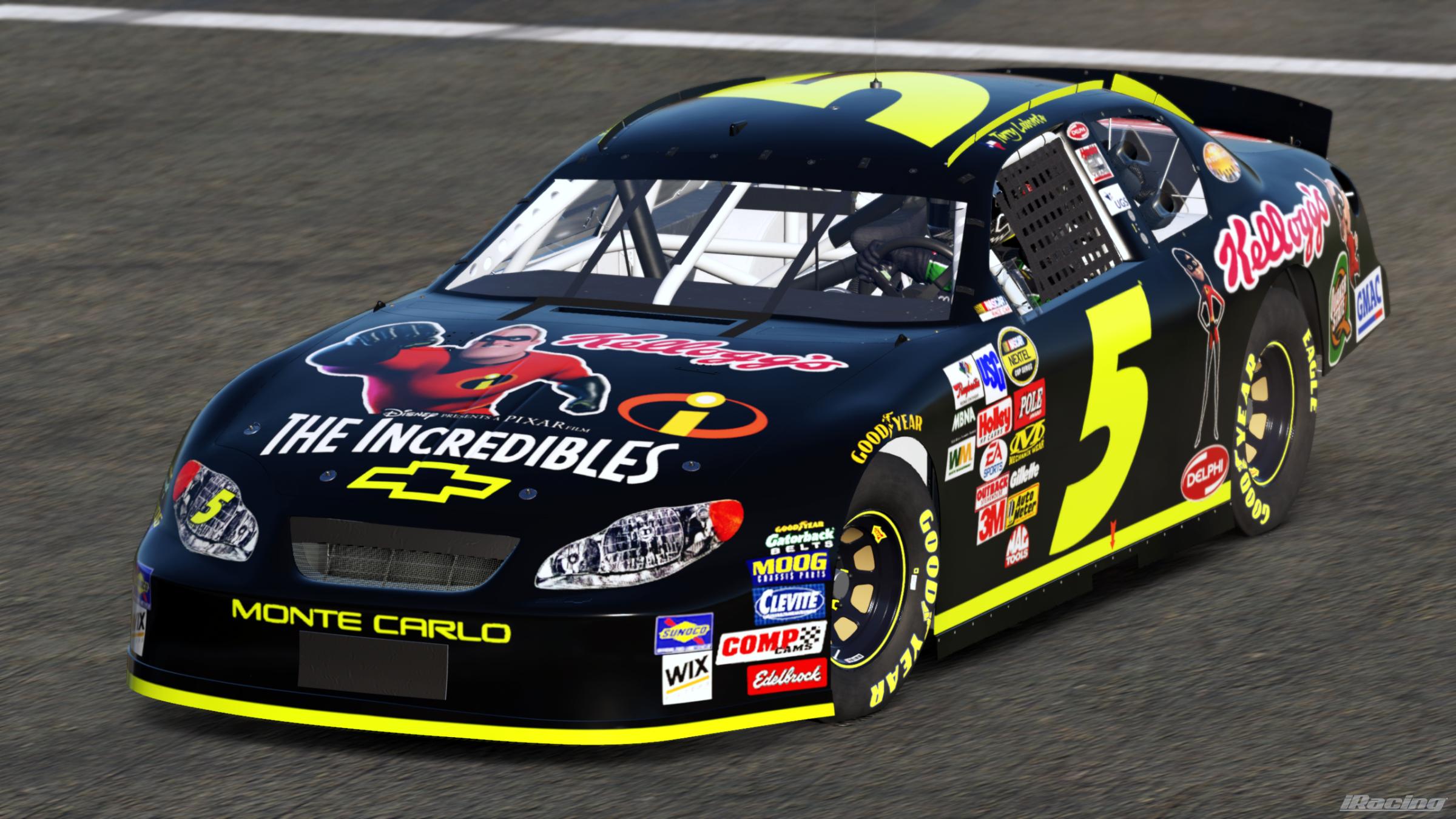 Preview of Terry Labonte 2004 Kelloggs/ The Incredibles (Sim #) by Gary P.