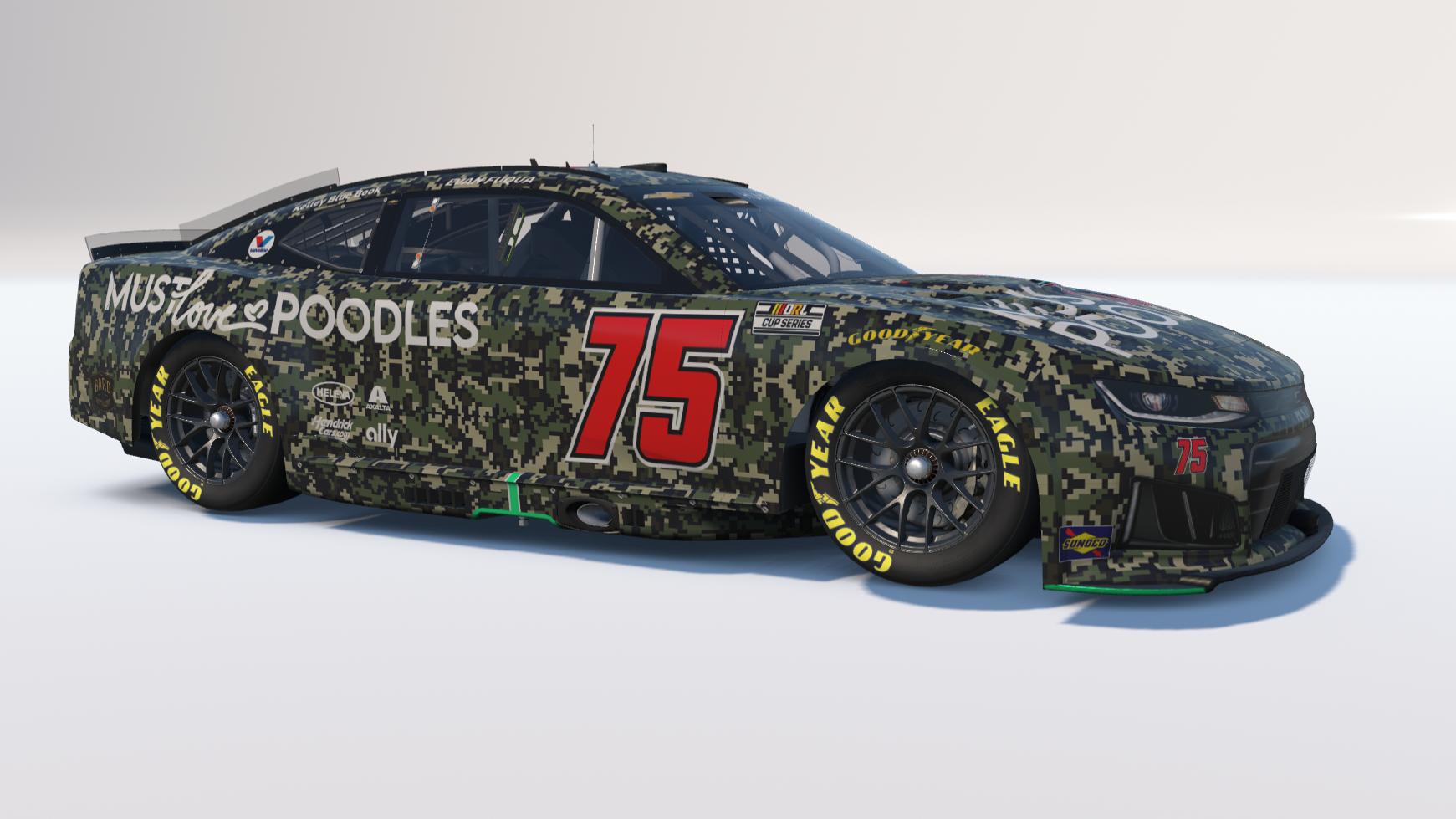 Preview of 2026 Evan Fuqua #NA Must Love Poodles Patriotic Chevrolet ZL1 1LE by Tyler H.