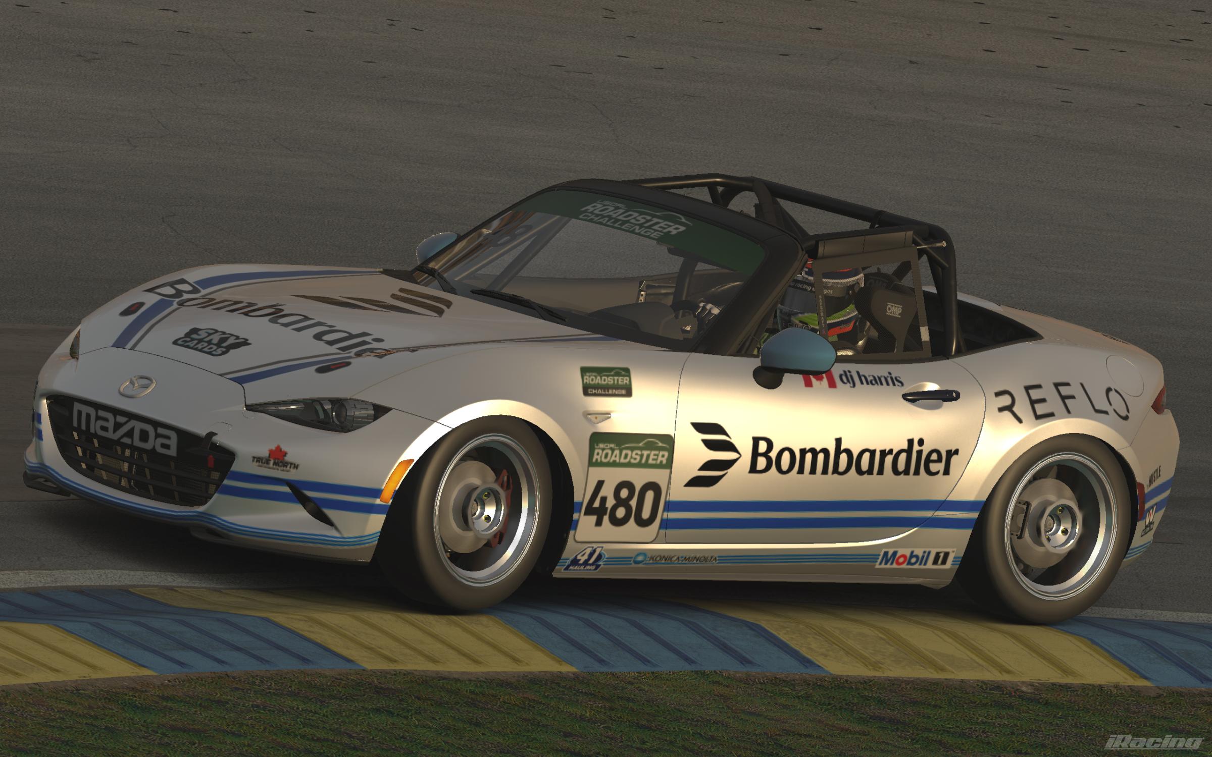 Preview of #480 - DJ Harris - Bombardier "N444CZ" Mazda MX-5 by Darrel Harris