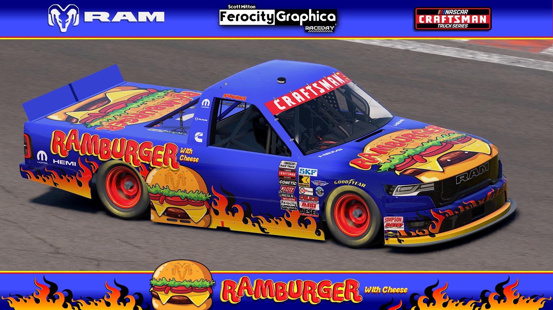 Preview of Ramburger NASCAR Truck Series RAM (No Numbers) by Scott Mitton