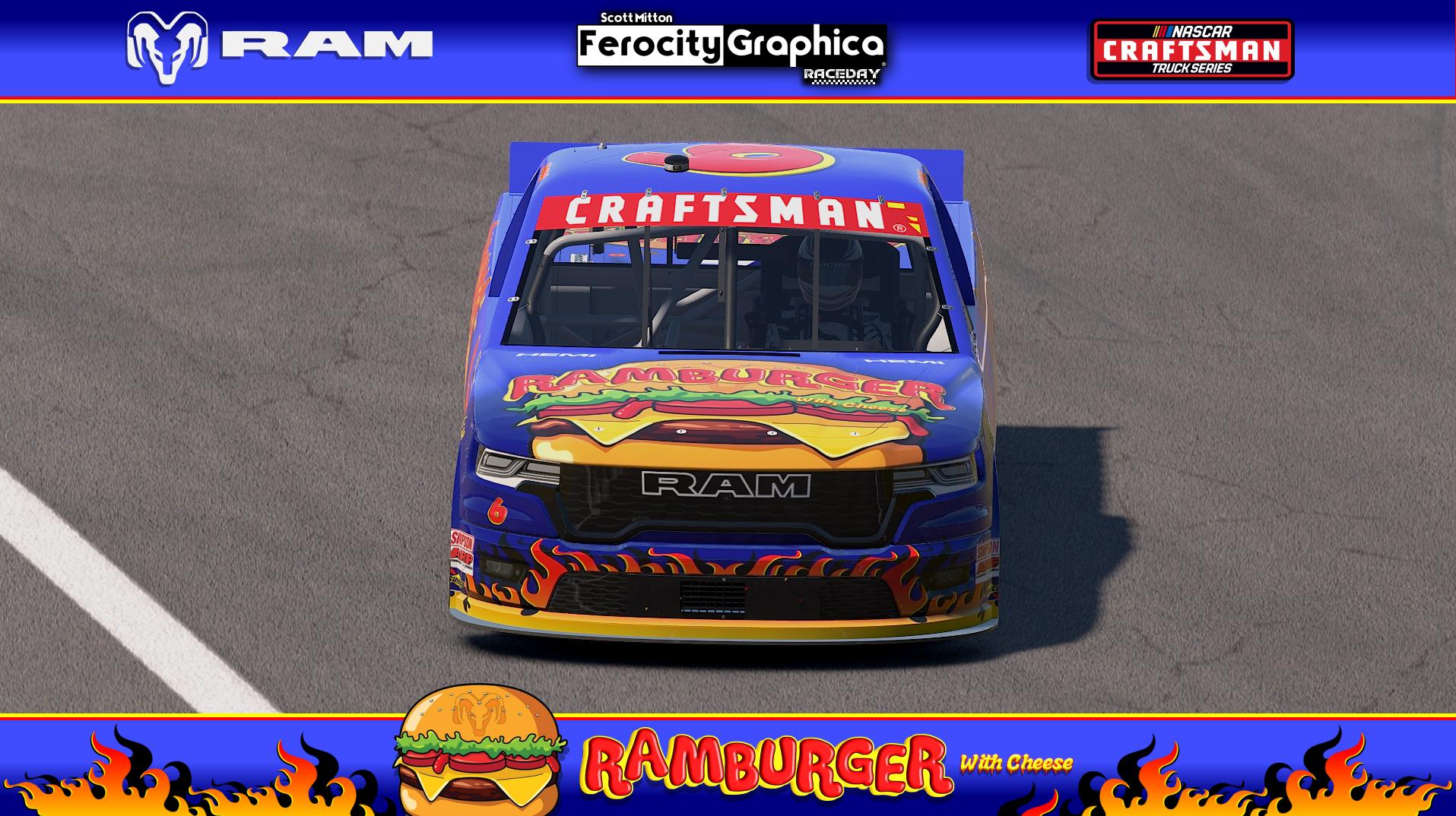 Preview of Ramburger NASCAR Truck Series RAM (No Numbers) by Scott Mitton