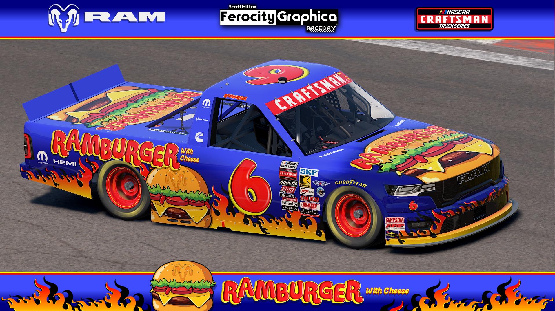 Preview of Ramburger NASCAR Truck Series RAM by Scott Mitton