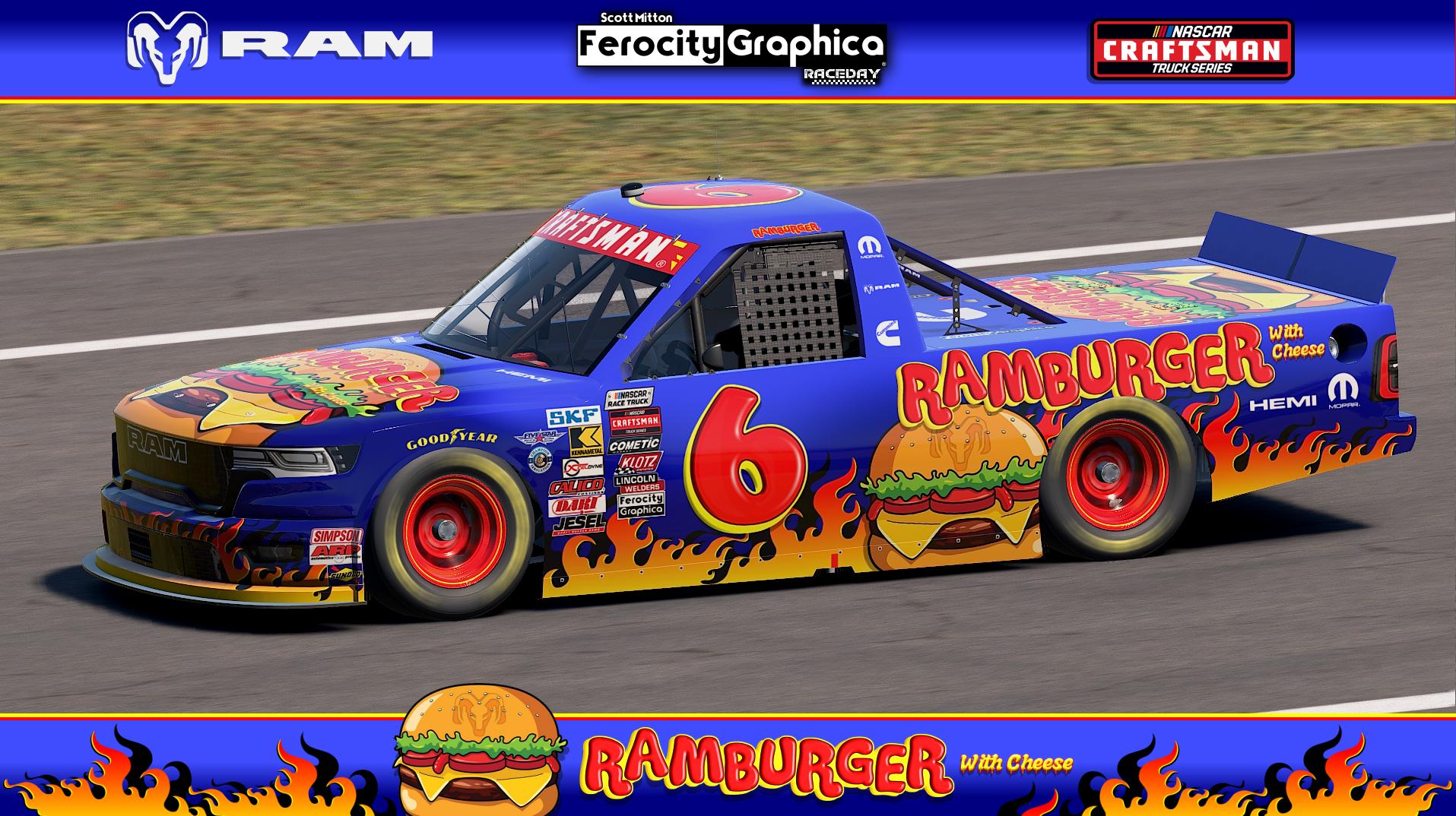 Preview of Ramburger NASCAR Truck Series RAM by Scott Mitton