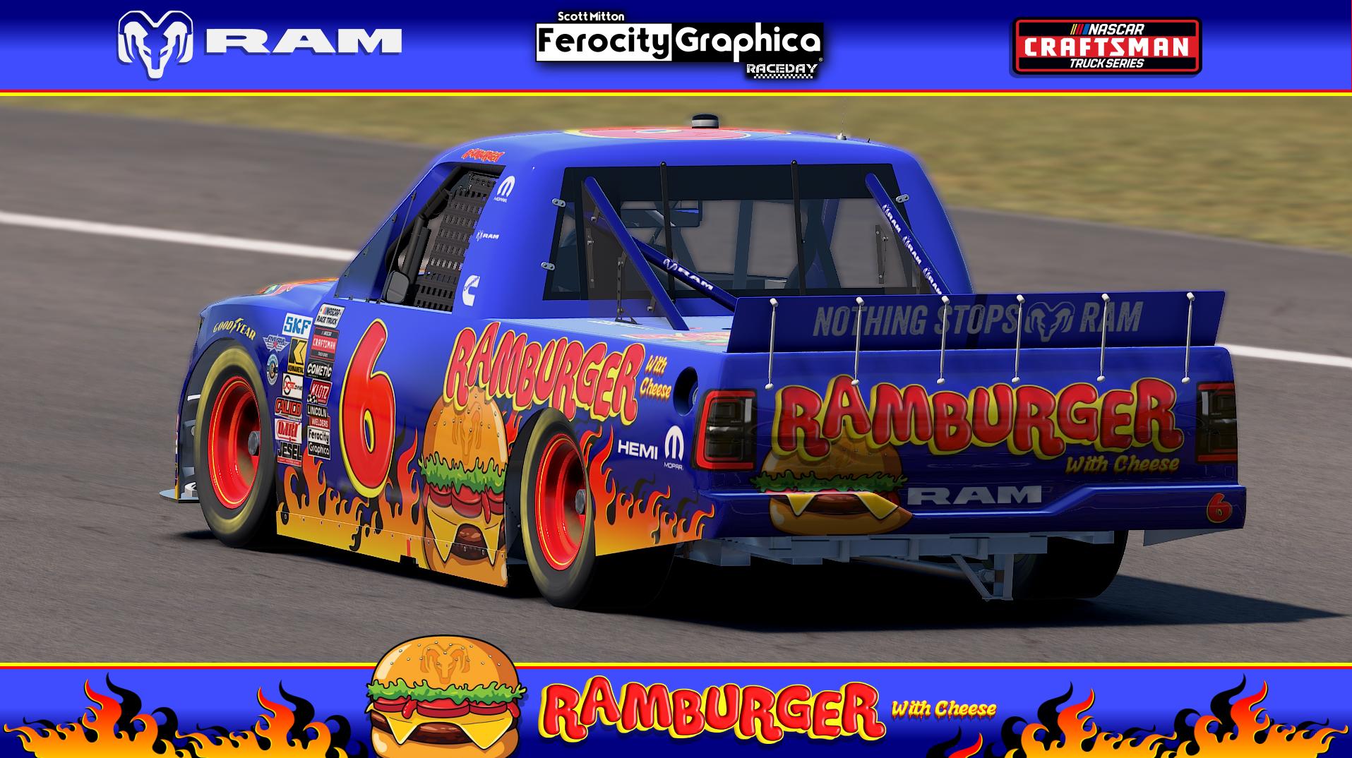 Preview of Ramburger NASCAR Truck Series RAM by Scott Mitton