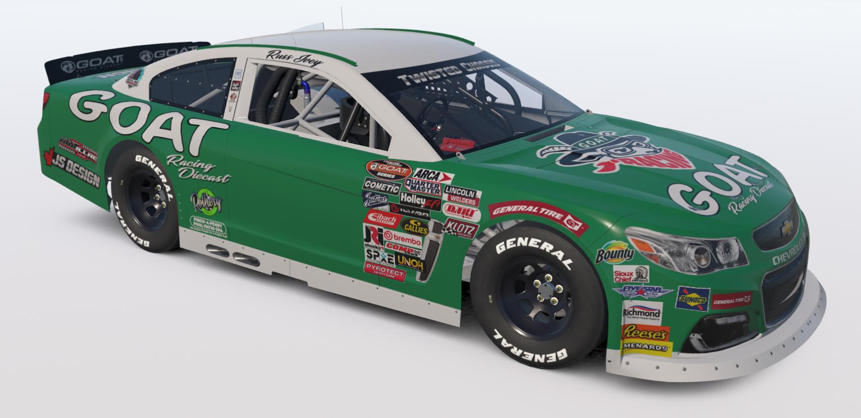 Preview of GOAT Racing Diecast Bandit Throwback Chevy SS by Jordan S.