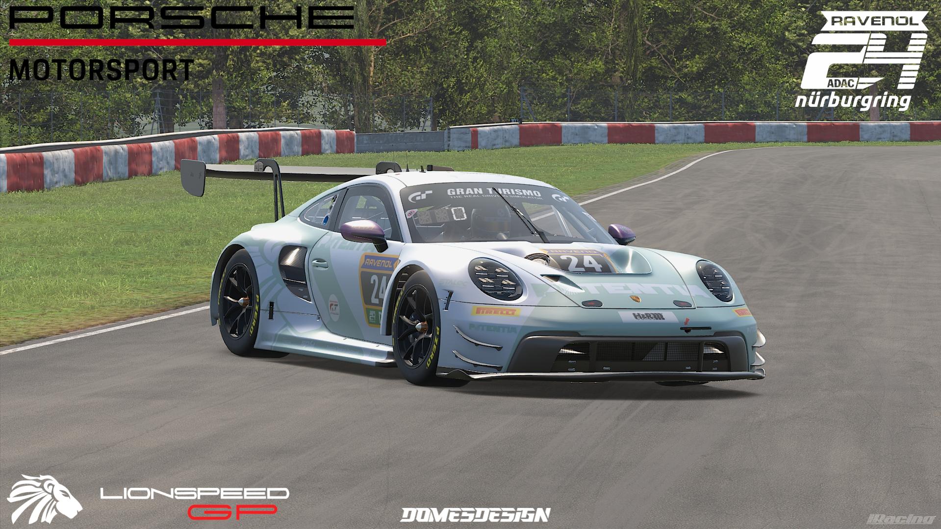 Preview of Lionspeed GP Porsche 911 GT3R 24H Rennen Nürburgring 2026 by Dominic Strelow
