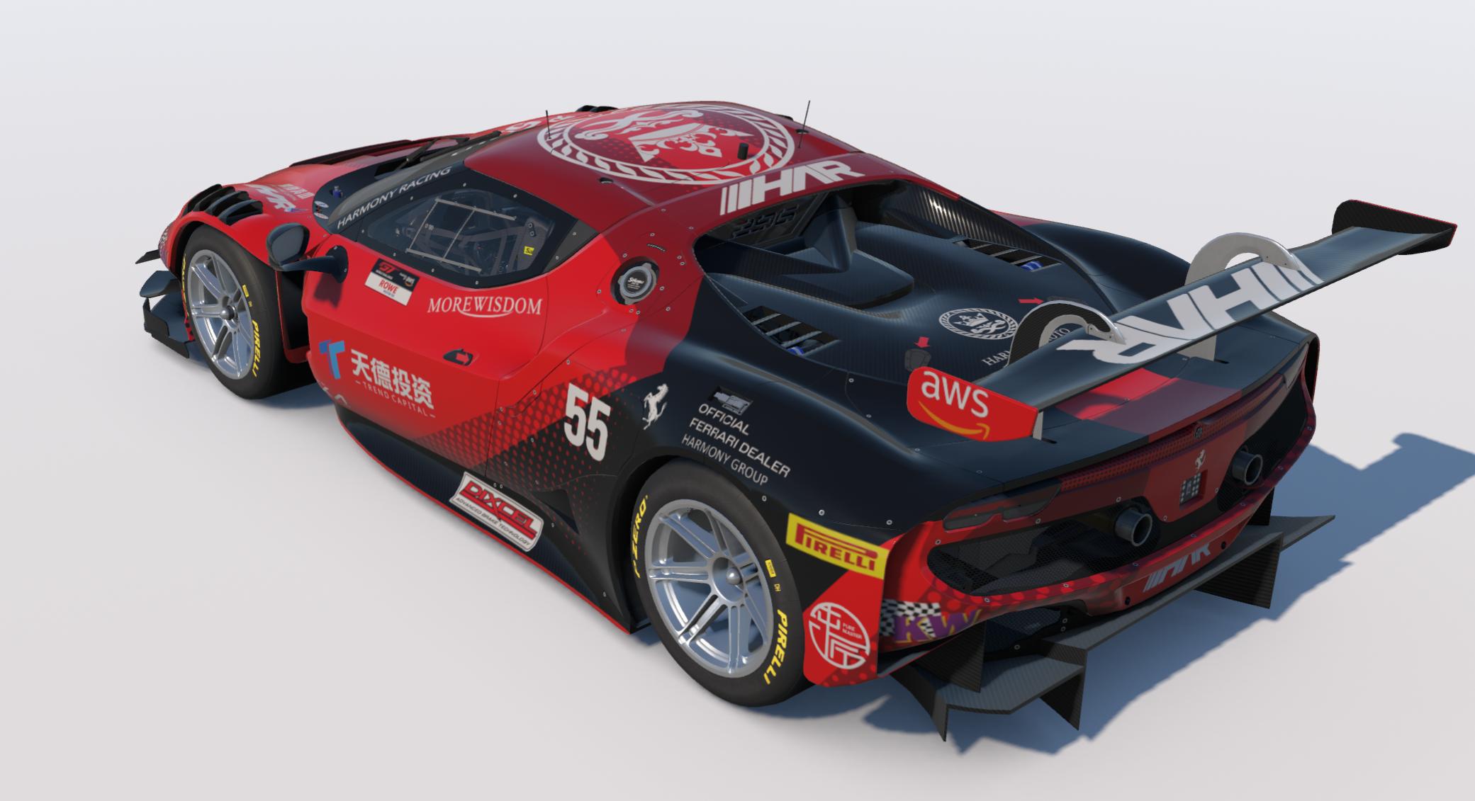 Preview of Harmony Racing Car #55 GTWC Asia 2025 - Champions Warhorse by Keith Archer