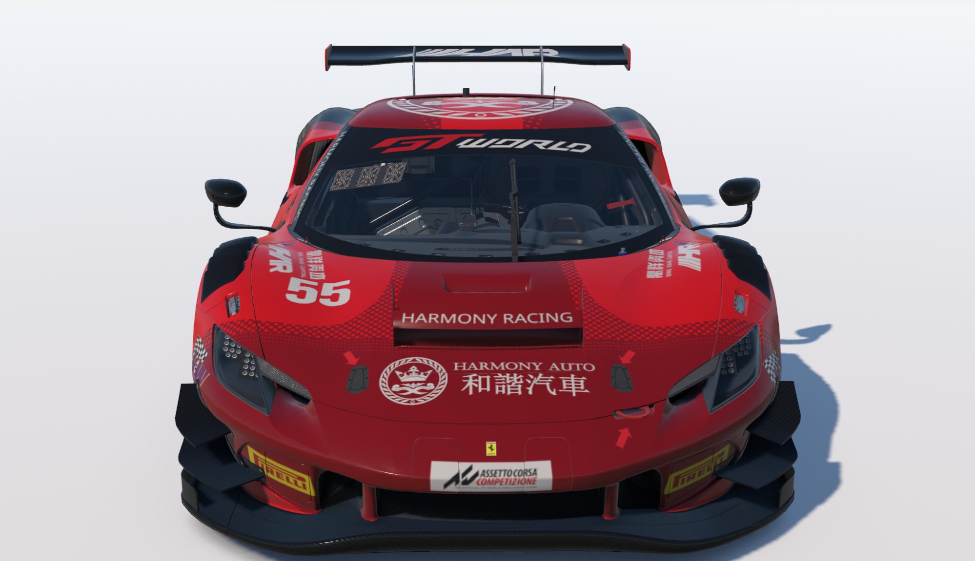 Preview of Harmony Racing Car #55 GTWC Asia 2025 - Champions Warhorse by Keith Archer