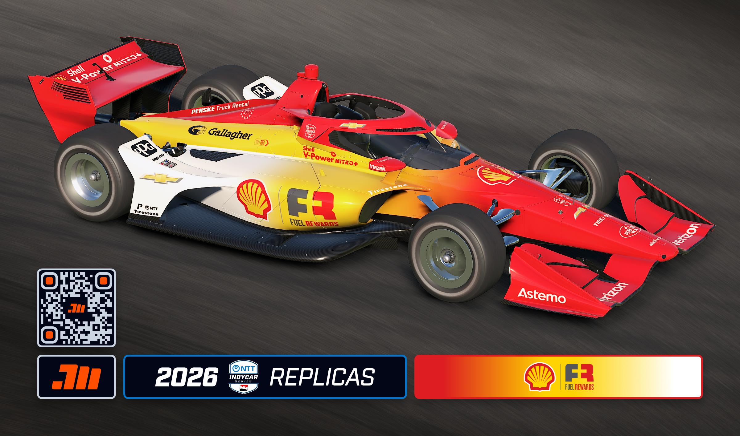 Preview of 2026 Josef Newgarden Shell Fuel Rewards IndyCar by Jeff McKeand