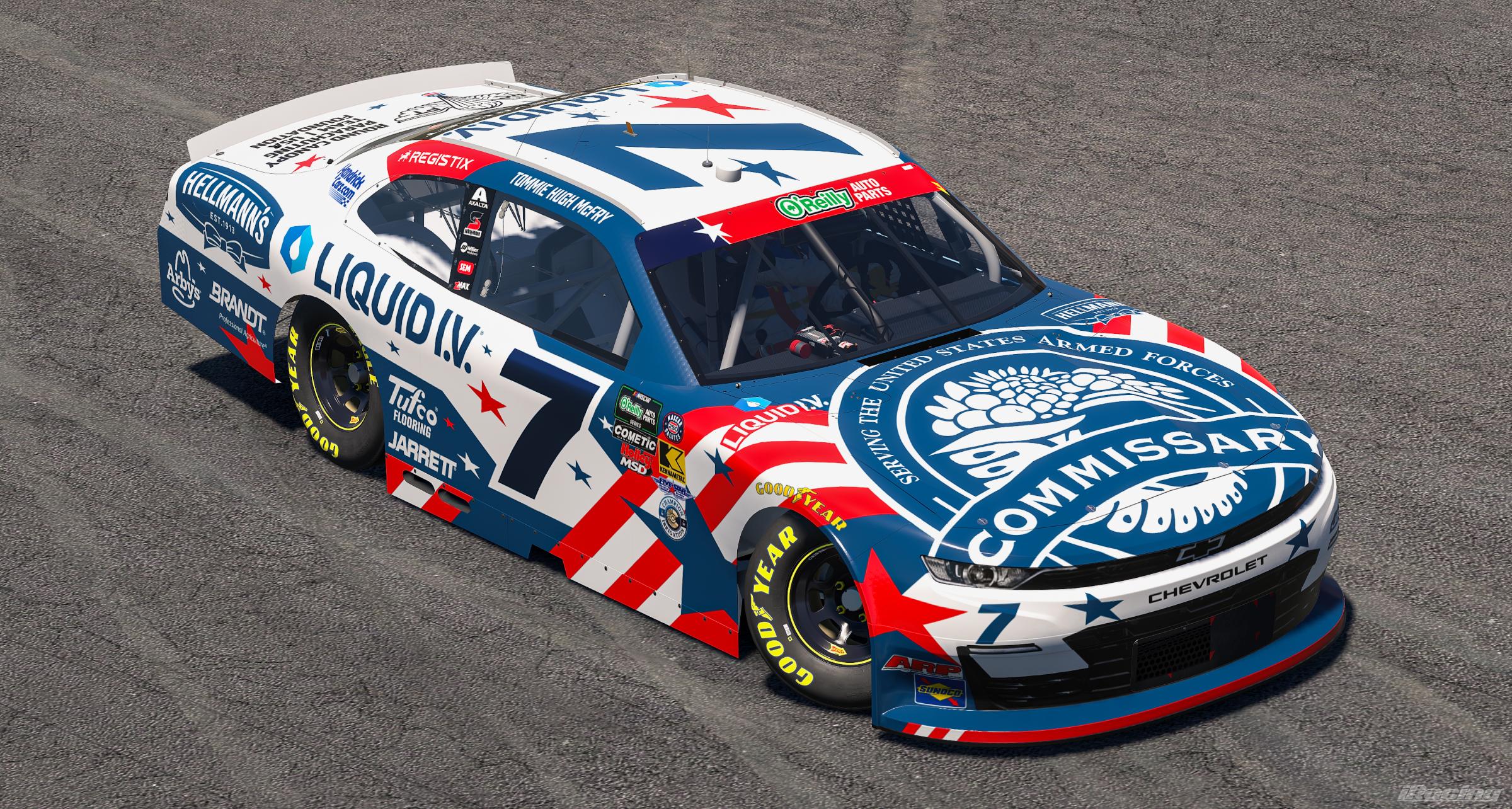 Preview of 2026 Justin Allgaier Liquid IV Hellmanns Chevrolet by Ryan A Williams