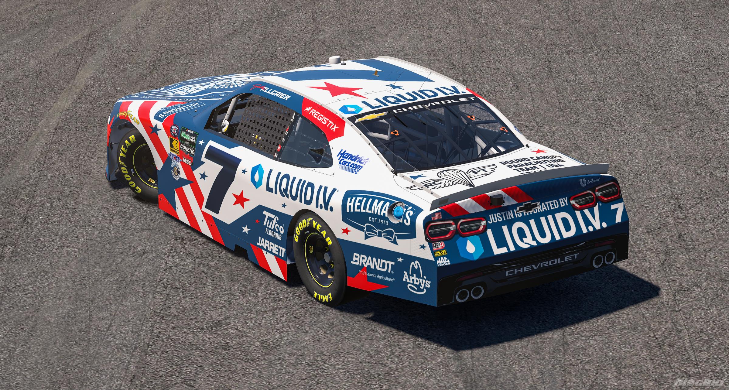 Preview of 2026 Justin Allgaier Liquid IV Hellmanns Chevrolet by Ryan A Williams