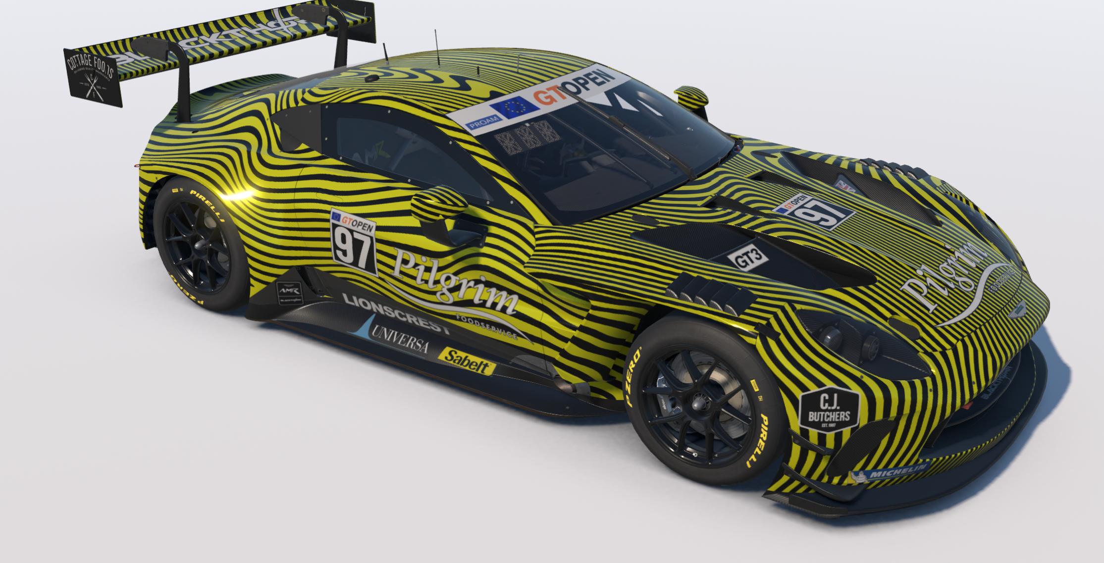 Preview of Blackthorn AMR Vantage GT3 2026 GT Open - Jonny Adam / Charles Bateman by Keith Archer