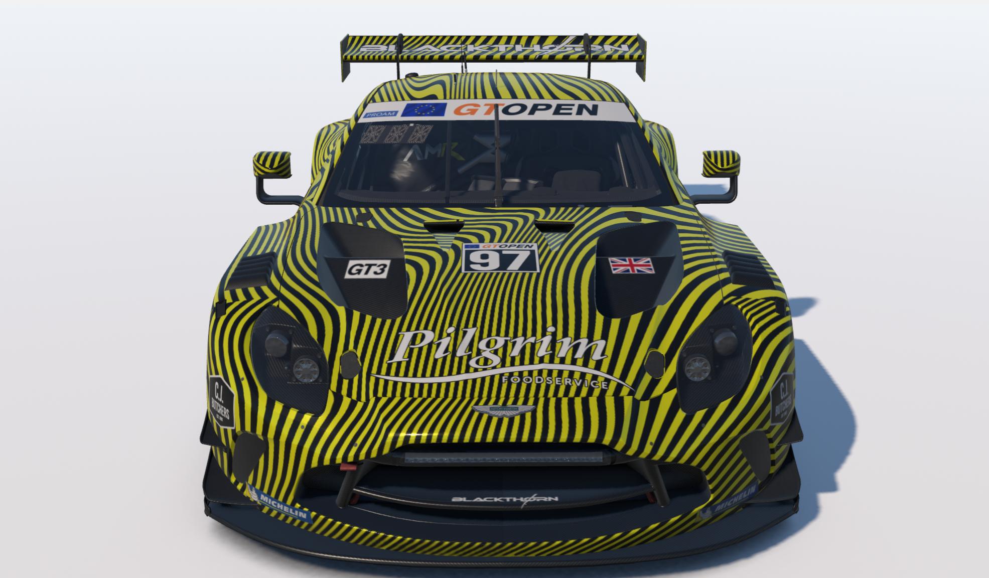 Preview of Blackthorn AMR Vantage GT3 2026 GT Open - Jonny Adam / Charles Bateman by Keith Archer