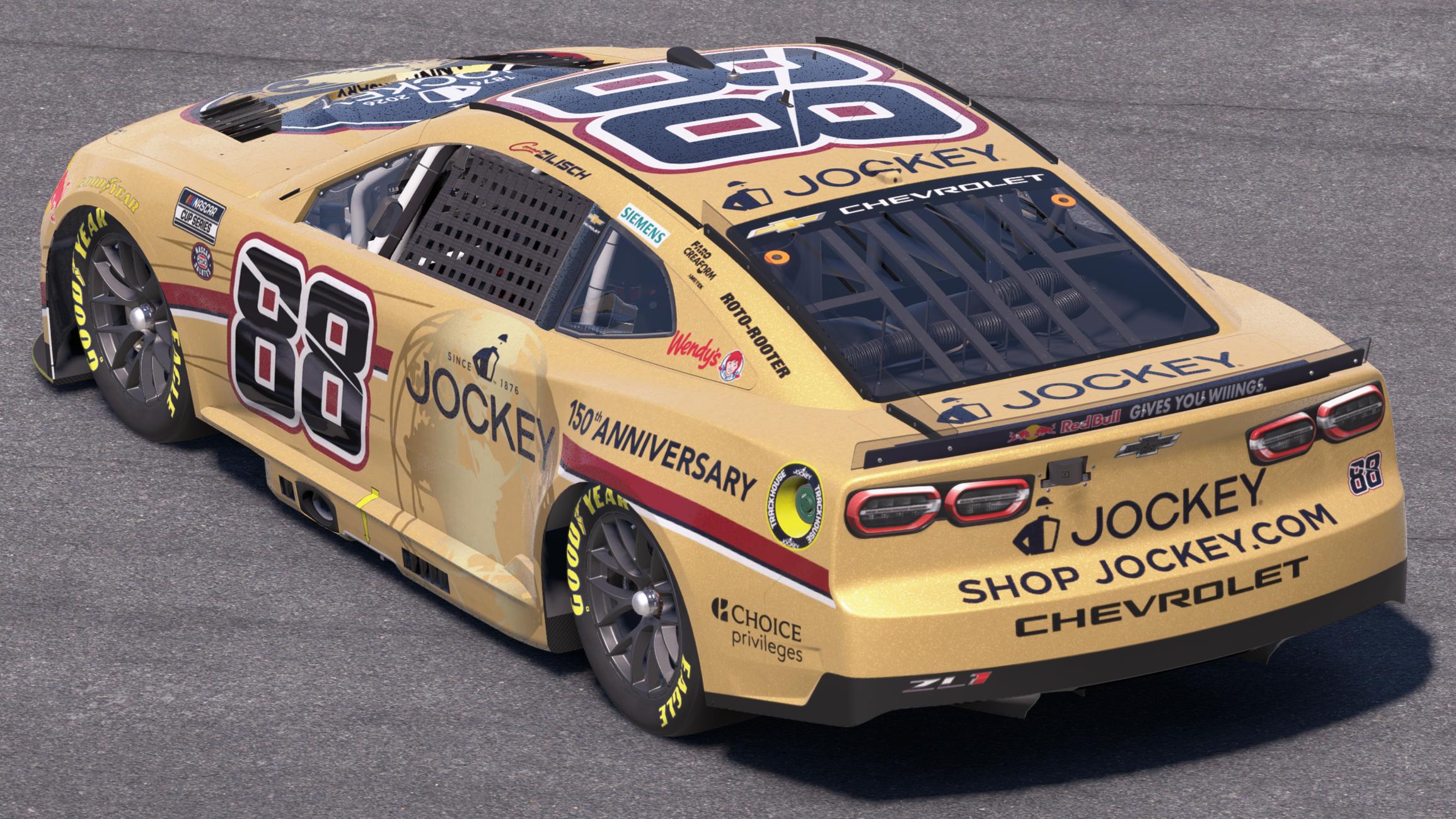 Preview of Connor Zilisch Trackhouse Racing Jockey 150th Anniversary by Mick J.