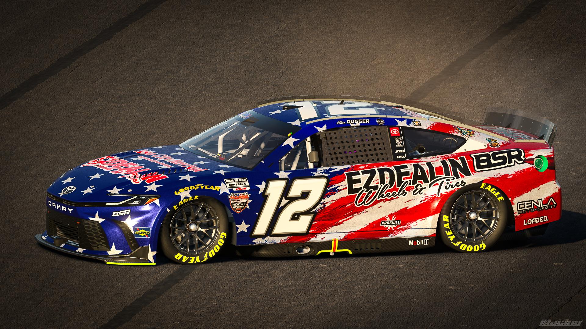 Preview of Allen Dugger Patriotic Team Paint by Randy B.