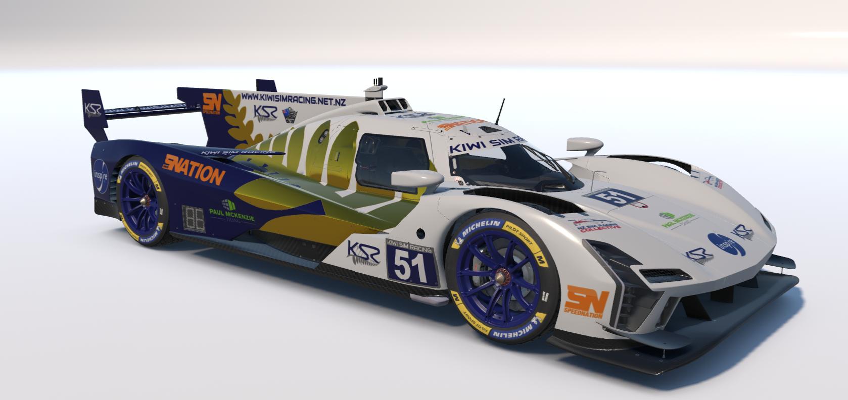 Preview of KSR - Kiwi Sim Racing - Cadillac LMDh - Gold by Matthew Pluck2