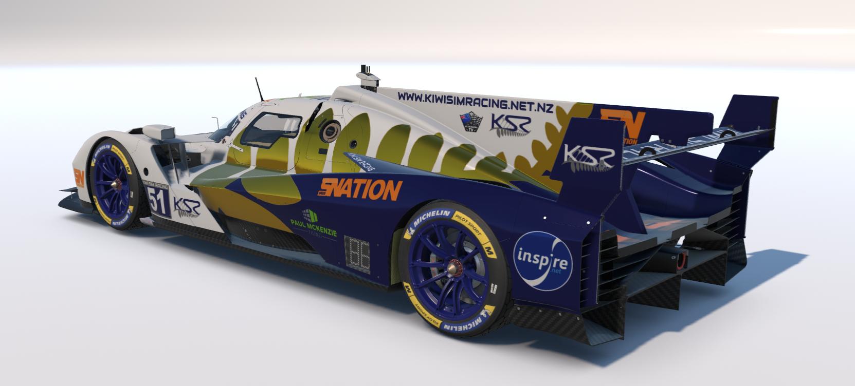 Preview of KSR - Kiwi Sim Racing - Cadillac LMDh - Gold by Matthew Pluck2