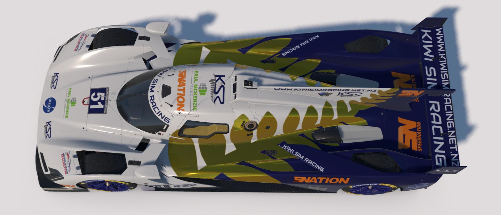 Preview of KSR - Kiwi Sim Racing - Cadillac LMDh - Gold by Matthew Pluck2