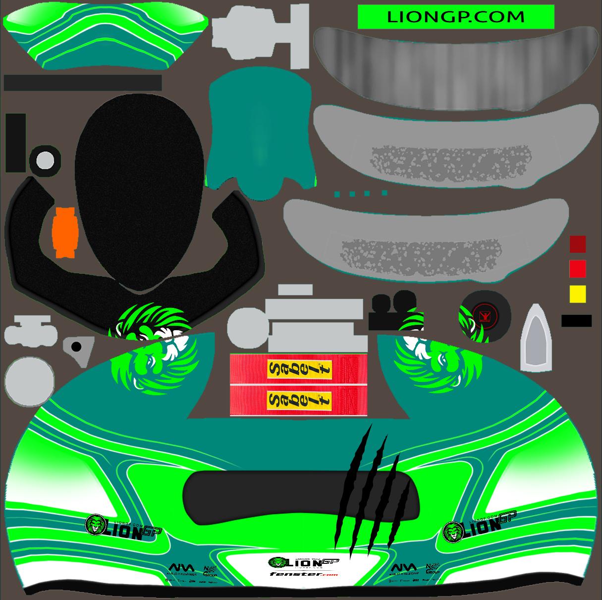 Preview of Helmet - LionGP-fenster.com | Pro by Dennis F.