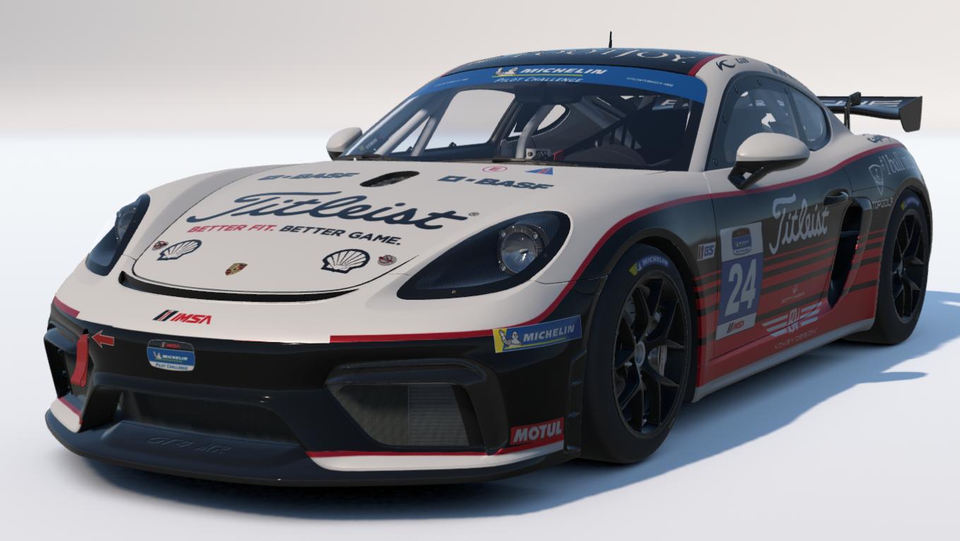 Preview of Titleist Porsche 718 Cayman GT4 Clubsport MR  by Ronald Lawson2
