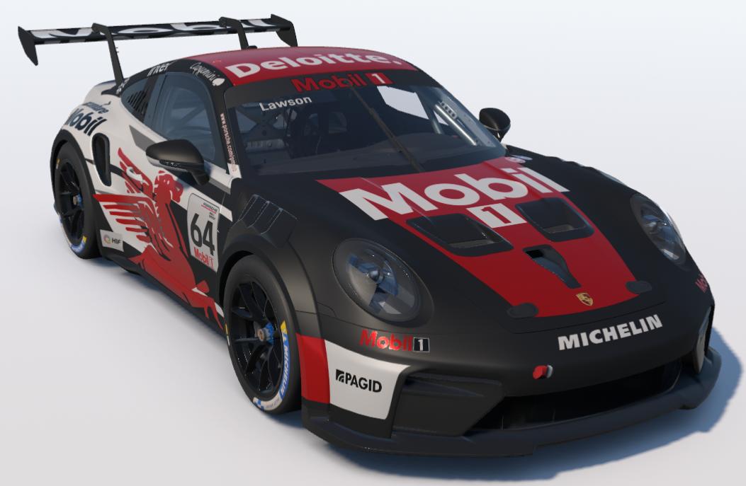 Preview of Mobil One Porsche 718 Cayman GT4 Clubsport MR by Ronald Lawson2