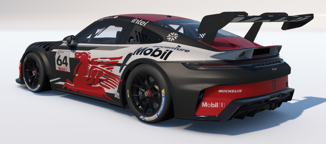 Preview of Mobil One Porsche 718 Cayman GT4 Clubsport MR by Ronald Lawson2