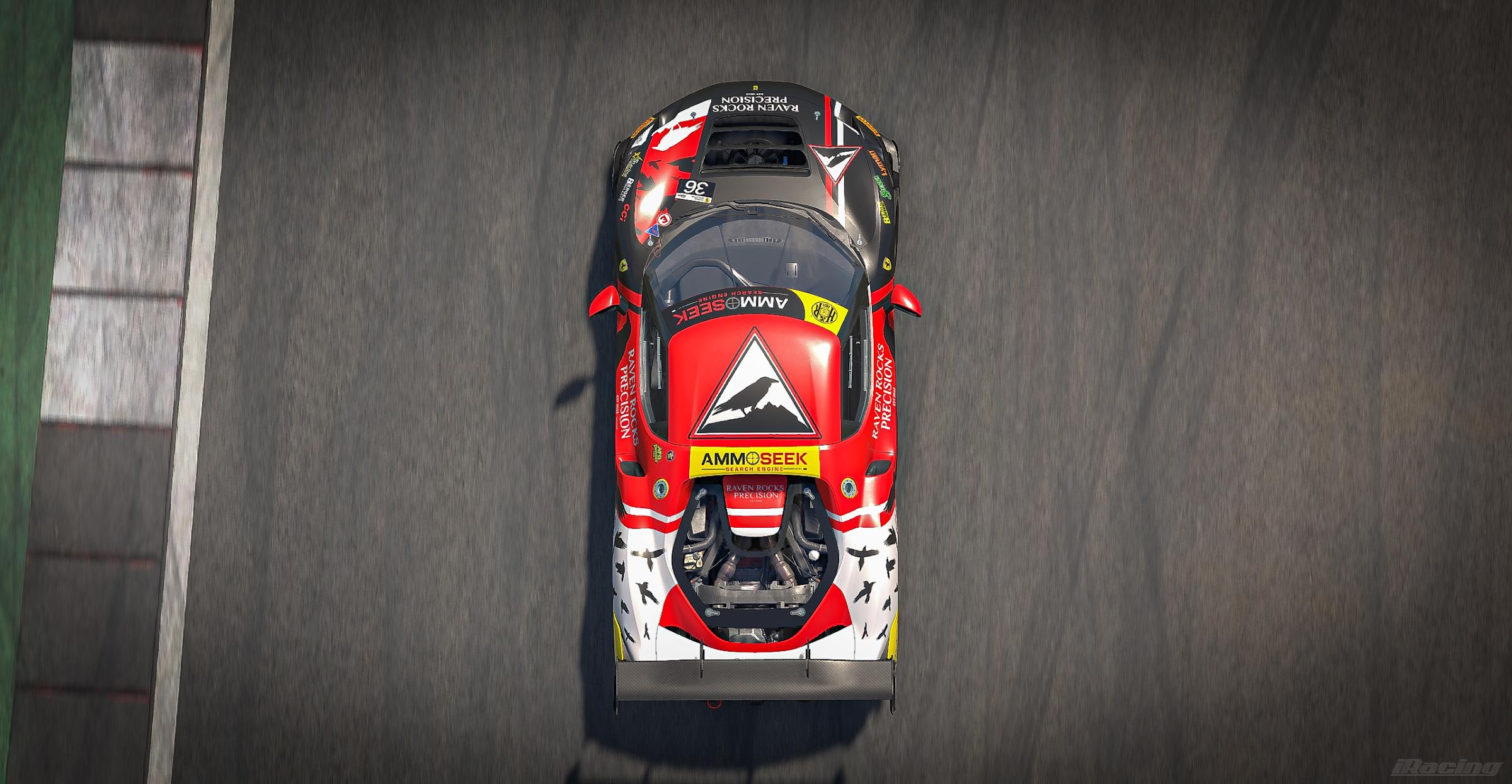 Preview of Raven Rocks Precision / AmmoSeek - Ferrari 296 Challenge #36 by Joshua P.