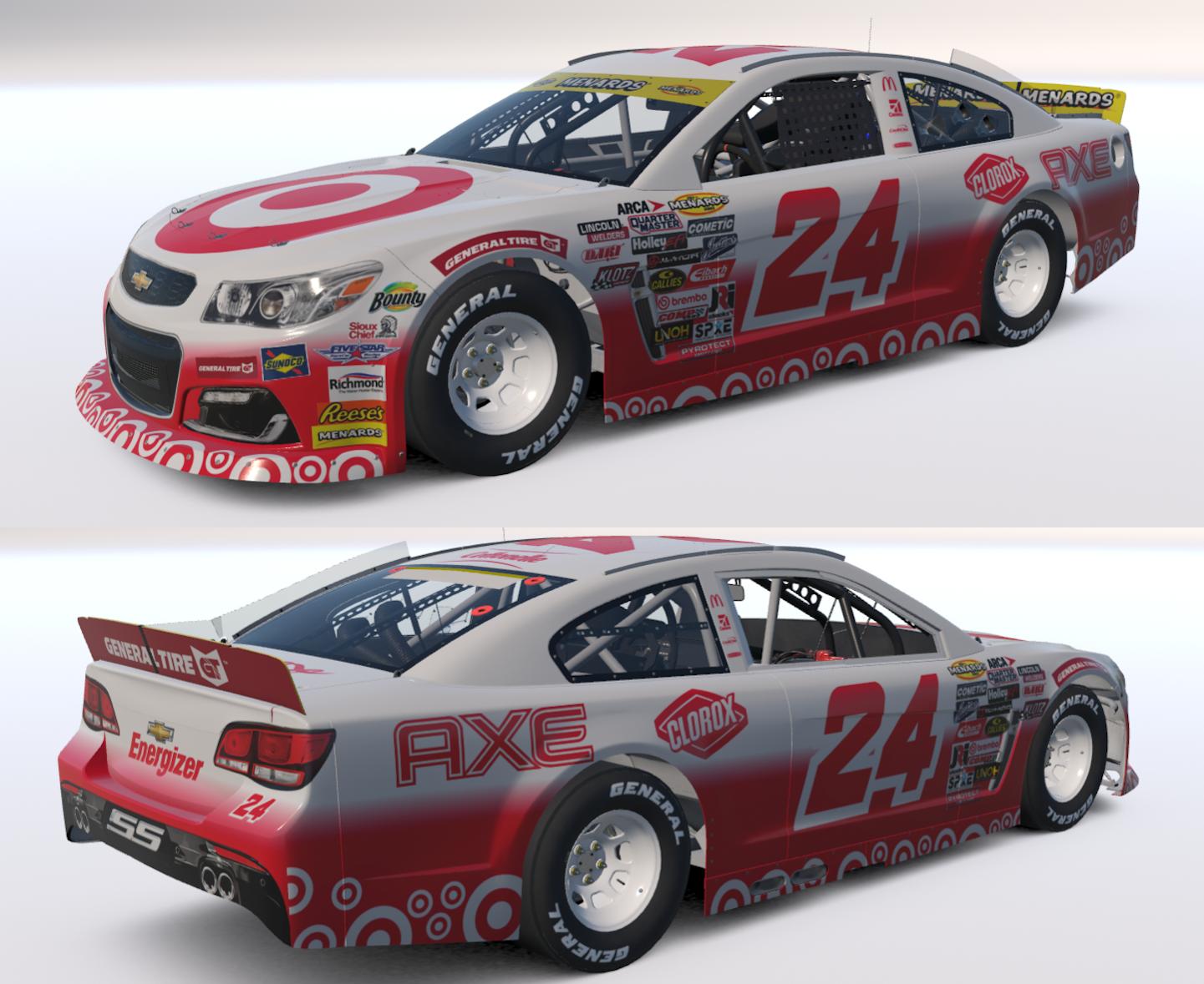 Preview of Inverted 2016 Kyle Larson Target ARCA Chevrolet SS (Custom Number) by Will Bangs