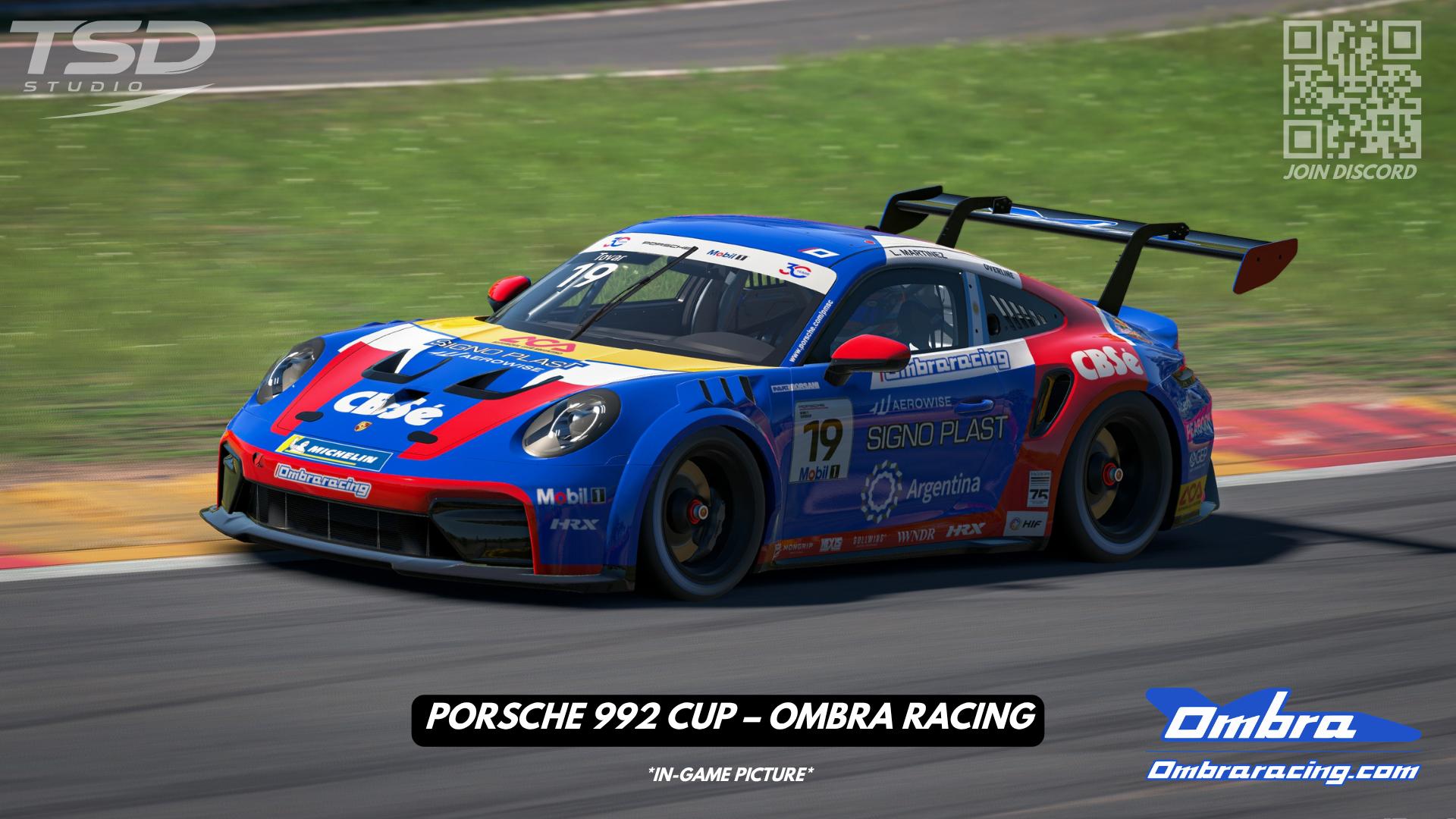 Preview of Porsche 992 Cup – Ombra Racing #19 (Luciano Martinez) by Andres T.