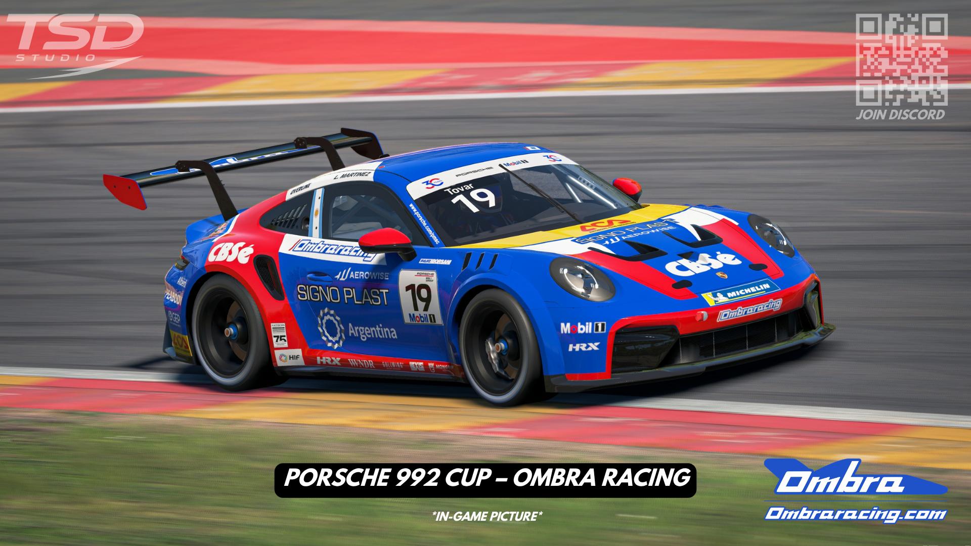 Preview of Porsche 992 Cup – Ombra Racing #19 (Luciano Martinez) by Andres T.