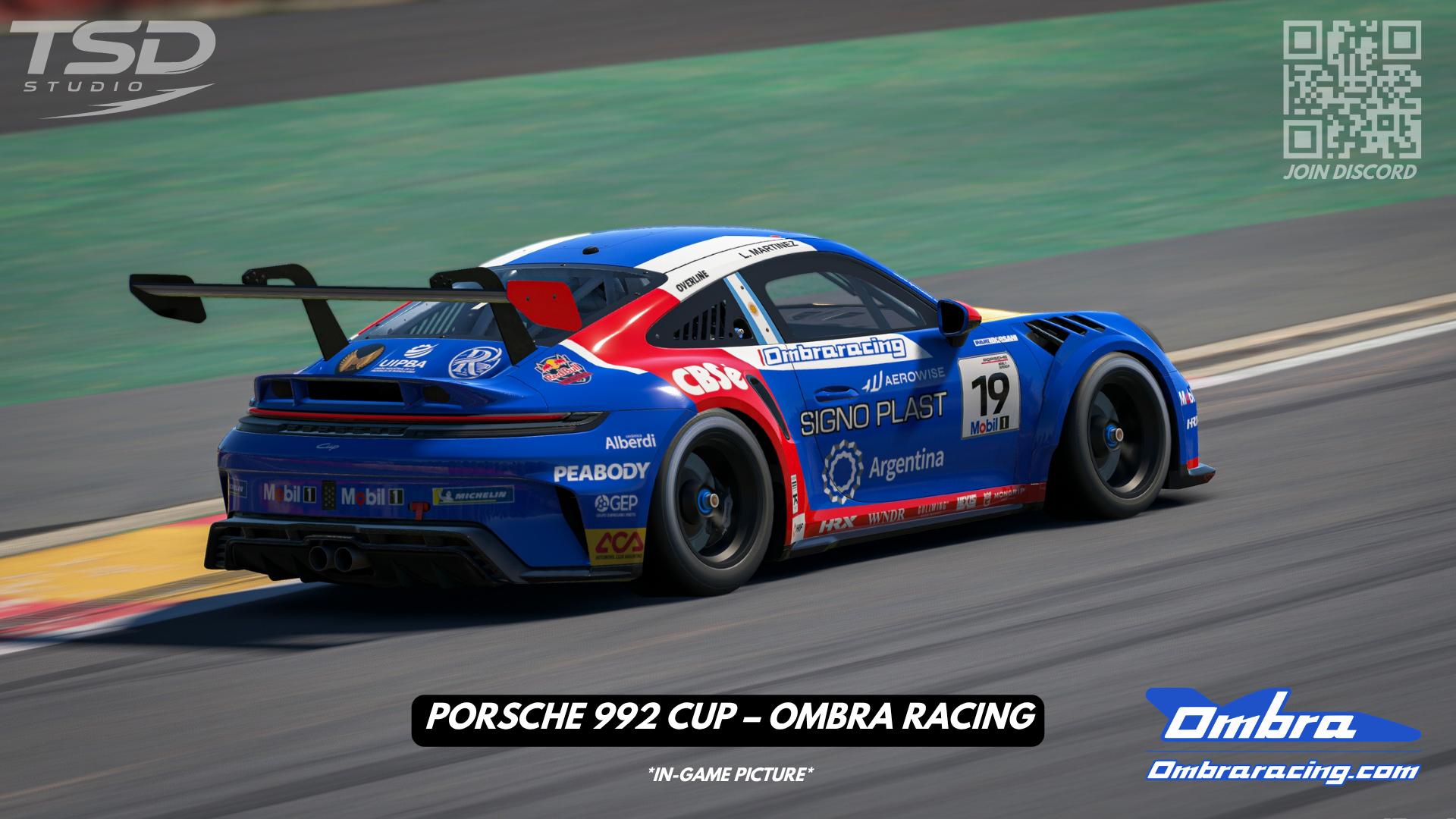 Preview of Porsche 992 Cup – Ombra Racing #19 (Luciano Martinez) by Andres T.