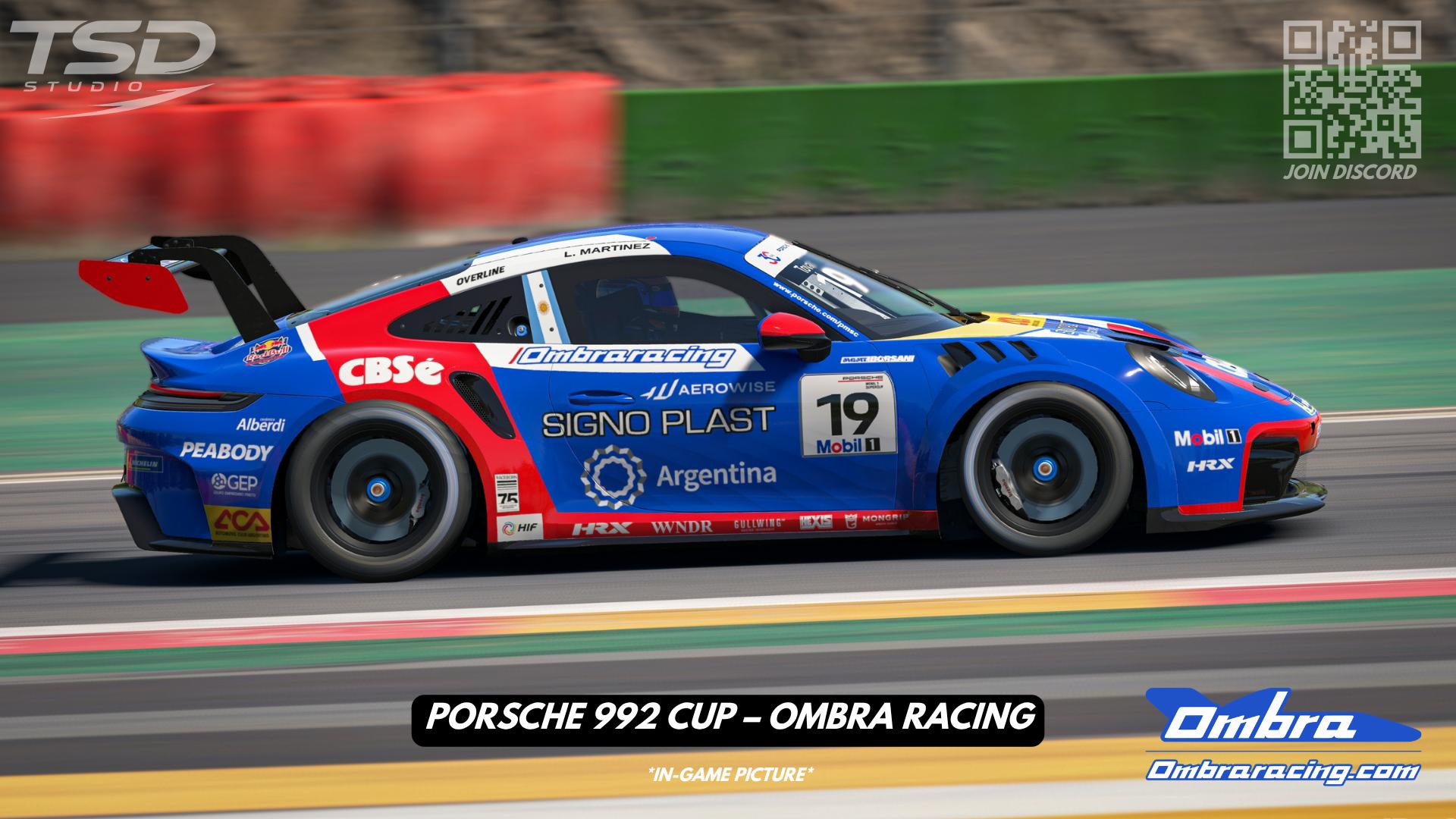 Preview of Porsche 992 Cup – Ombra Racing #19 (Luciano Martinez) by Andres T.