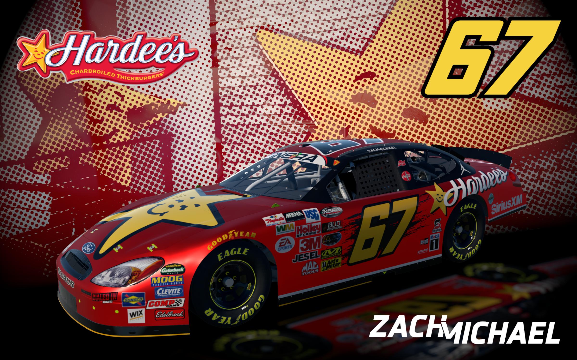 Preview of NO# Zach Michael 2026 Hardees Ford Taurus (Fictional) by Nathaniel O.