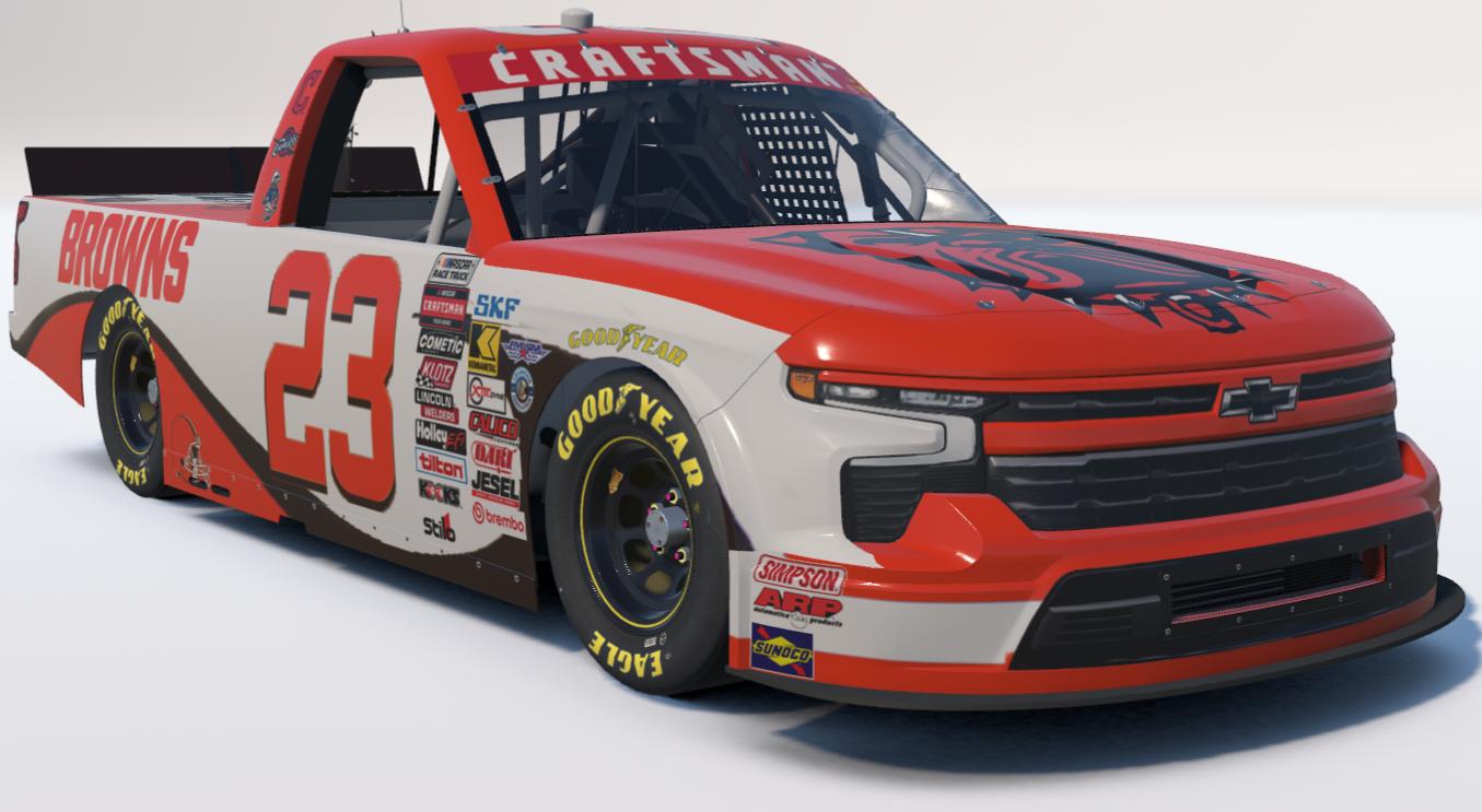 Preview of Cleveland Browns Silverado - Dylan Nicastro #23 by Marshall Crocker Jr