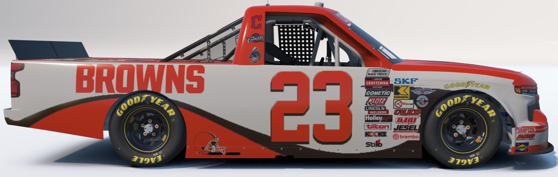 Preview of Cleveland Browns Silverado - Dylan Nicastro #23 by Marshall Crocker Jr