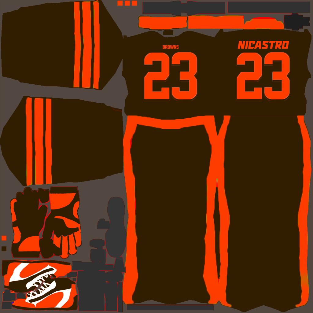 Preview of Cleveland Browns Suit - Dylan Nicastro #23 by Marshall Crocker Jr