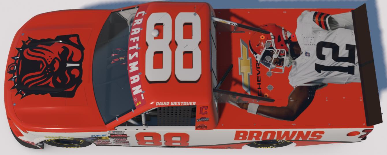 Preview of Cleveland Browns Silverado - David Westover #88 by Marshall Crocker Jr