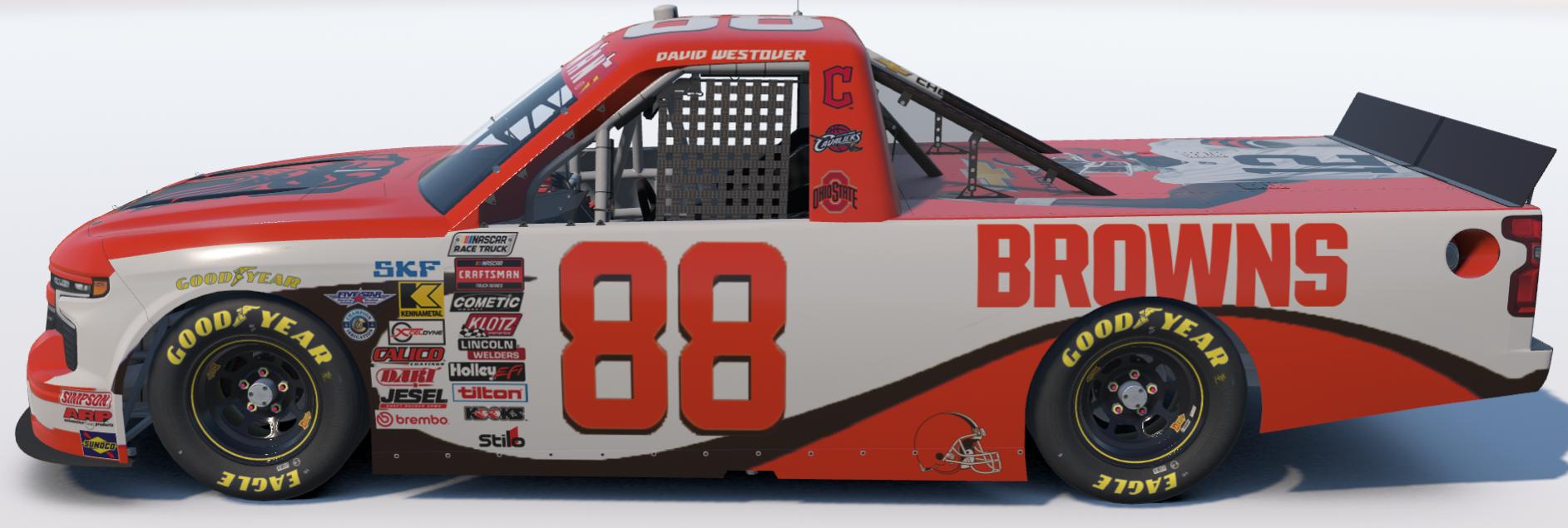Preview of Cleveland Browns Silverado - David Westover #88 by Marshall Crocker Jr