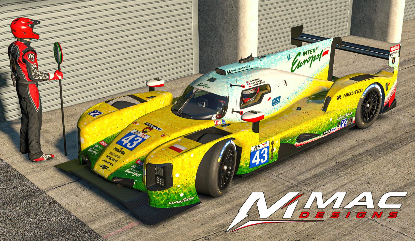 Preview of Inter Europol #43 - Le Mans 2026 LMP2 by Tony M.