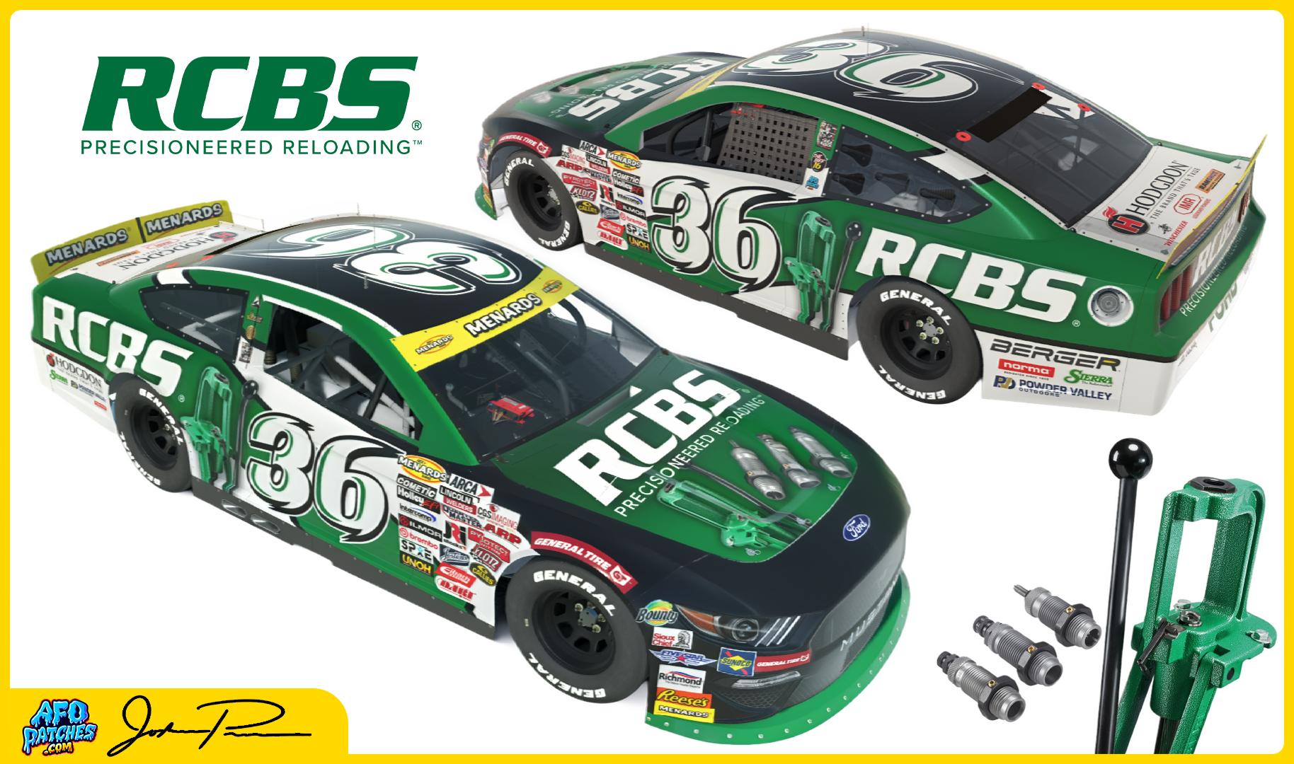 Preview of RCBS / Hodgdon Reloading - ARCA Ford Mustang #36 2026 by Joshua P.
